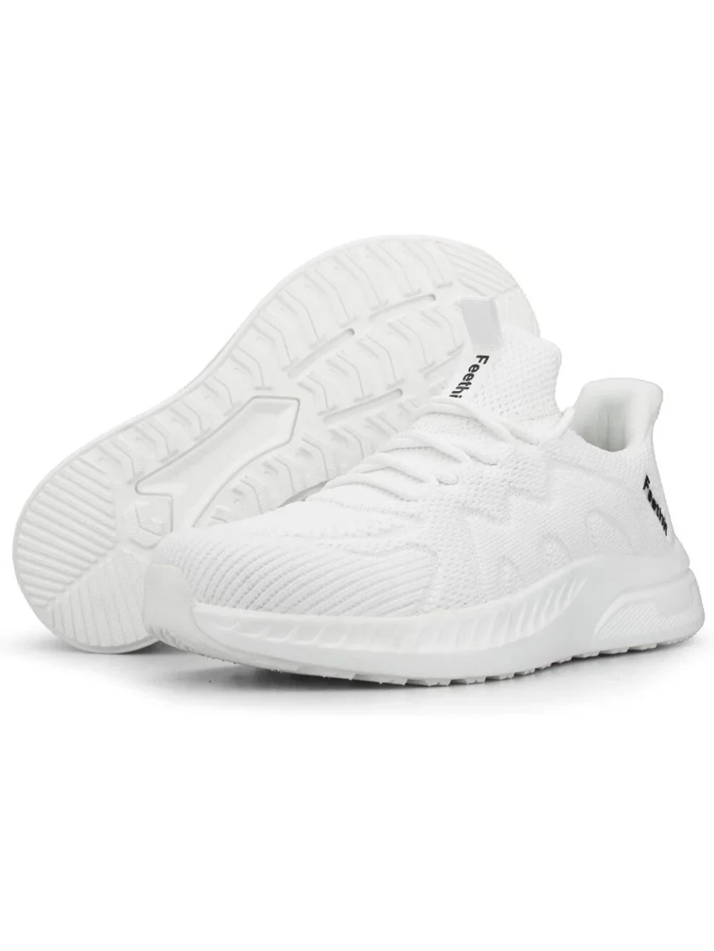 🆕Women's All White Running Shoes Non Slip Gym Tennis Walking Workout Sneakers